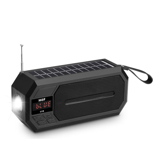 Solar Power Bluetooth Speaker for PC, Laptop, Computer, and More
