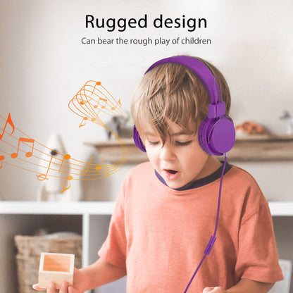 Kids Headphones - EP05 with HiFi Stereo Sound and Built-In Mic