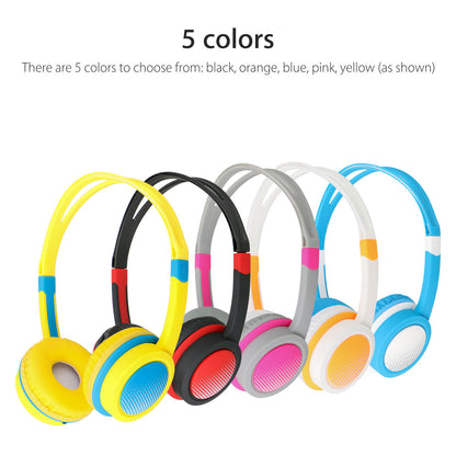 3.5mm Wired Kids Children Headphones Headsets Compatible with Cell Phones iPad Tablets PC Computer MP4 MP3
