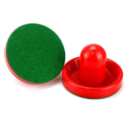 Air Hockey Pushers Set, Home Table Game Replacement Accessories, 2-pack Goalies Pucks 4-pack Felt mallet Slider Pusher