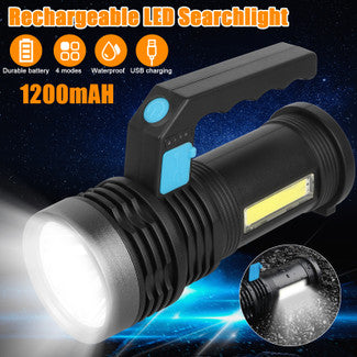 Waterproof Portable LED Flashlight Handheld Spotlight Camping Emergency Light