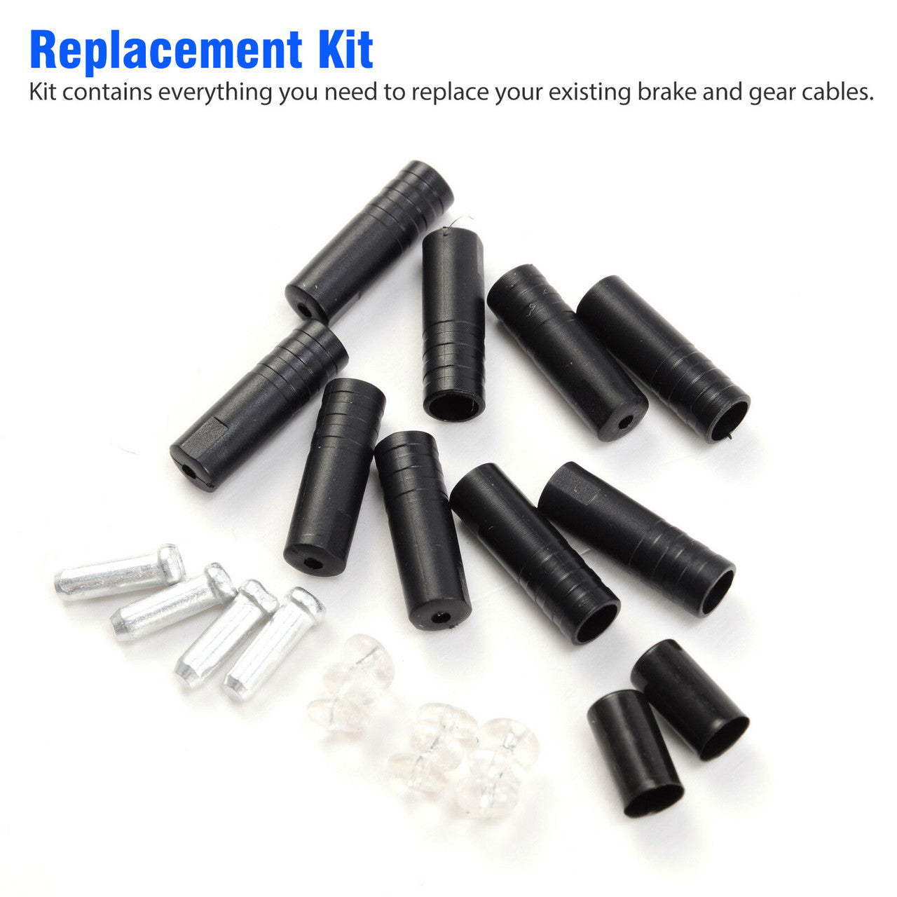 Bicycle Derailleur Cable Brake Wire Replacement Kit for MTB Road Bicycle Repairing, 23Pcs